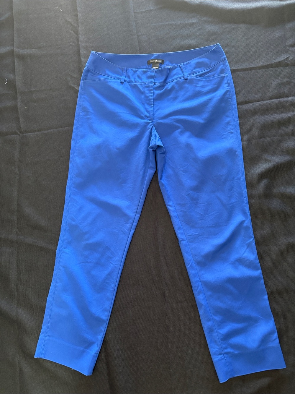White House Black Market Bright Blue Straight Leg Pants